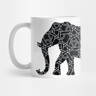 Black And White Elephant | For black and white designs lovers Mug